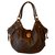 Louis Vuitton Mahina L Dark brown Leather  ref.53443