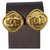 Chanel Brincos Dourado Metal  ref.53605