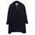 Yves Saint Laurent Coats, Outerwear Black Wool  ref.53655