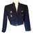 Yves Saint Laurent Jackets Navy blue Wool  ref.53844