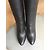 Ralph Lauren Lederstiefel mit hohem Absatz Schwarz - Ansicht 3
