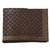 Il monogramma dello scialle Louis Vuitton brilla di marrone  ref.54056