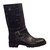 Dior Boots Black Leather  ref.54216