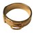 Hermès argolas Dourado Metal  ref.54251