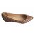 Christian Louboutin Pigalle spikes flats Cuir vernis Beige  ref.54263