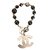 Chanel Bracelets Black Silvery  ref.54409
