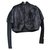 Vintage Jackets Black Fur  ref.54591