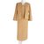 Chloé Chloe verschönert Kleid und Jacke Anzug Karamell Synthetisch  ref.54638