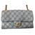 Timeless Chanel Handbags Blue Leather  ref.54652