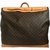Louis Vuitton Steamer Gm Brown Leather Cloth  ref.54818