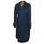 Burberry Trench coats Navy blue Cotton  ref.54955