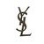 Yves Saint Laurent Pendant necklaces Silvery  ref.54962