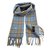 Burberry Sciarpe da uomo Blu Lana
