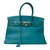 Hermès Birkin 35 clemence Azul Cuero  ref.55028