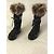 Autre Marque Moon Boots Pretas Preto - vista 4