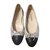Chanel Sapatilhas de ballet Multicor Lona  ref.55228