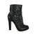 Valentino Ankle Boots Black Leather  ref.55261