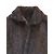 Sprung Frères Chaqueta de Visón Marrón Oscuro Mangas de Lana S - vista 3