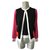 Salvatore Ferragamo Knitwear Black Pink White Orange Wool  ref.55283