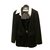 Mariella Burani Jackets Black White Wool Viscose Elastane  ref.55291