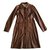 Max Mara Coats, Outerwear Brown Leather  ref.55321