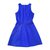 Muubaa Vestido Azul marino Cuero  ref.55451