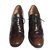 Salvatore Ferragamo Merletti Marrone scuro Pelle