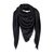 Louis Vuitton Classic Monogram Scarf Black Silk  ref.55663