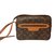 Louis Vuitton St germain vintage Brown Leather Cloth  ref.55937