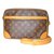 Saumur LOUIS VUITTON vintage Trocadero GM  Monogram Brown Leather Cloth  ref.56038