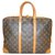 Louis Vuitton Bags Briefcases Brown Leather Cloth  ref.56046