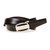 Trussardi adjustable men's belts Black Leather  ref.56180