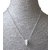 Chanel Necklaces Silvery White gold  ref.56250