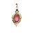 Autre Marque Vintage Pendant necklace Pink Golden Yellow gold  ref.56261