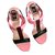 Dior Heels Black Pink Leather  ref.56276