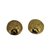 Chanel Brincos Dourado Metal  ref.56436