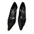 Dior Heels Black Leather  ref.56610