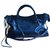 Balenciaga City classic Blue Leather  ref.56754