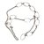 Chloé Long necklaces Silvery Metal  ref.56921