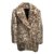 Maje Coats, Outerwear Cream Fur  ref.57064