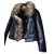 Louis Vuitton Coats, Outerwear Black Lambskin  ref.57106