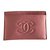 card case chanel pink Cuir Rose  ref.57115