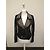 Autre Marque Zen Biker Jacket Black Leather with Silver Studs - view 4