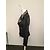 Autre Marque Zen Biker Jacket Black Leather with Silver Studs - view 5