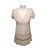 Pinko Mini Dress Beige Silk  ref.57283