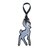 Givenchy Amuleto de saco Bambi Azul Couro  ref.57339