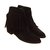 Louis Vuitton Ankle Boots Black Deerskin  ref.57392