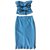 Louis Vuitton Kleider Blau Wolle  ref.57413