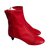 Isabel Marant Daevel Red Leather  ref.57429