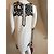 Abito Twin Set in cotone nero beige XS - vista 6